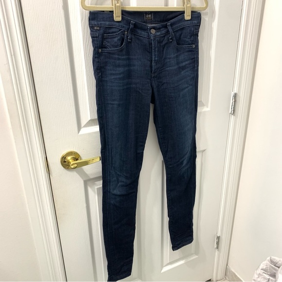 CITIZENS OF HUMANITY Avedon Low Rise Skinny Leg Dark Jeans - Picture 4 of 16